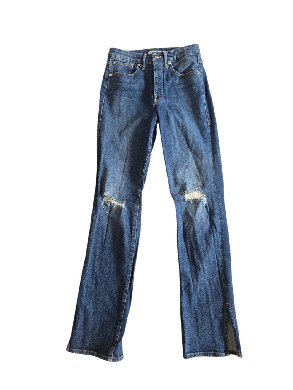 Good American Button Fly Good Boy Denim Jeans Size 6/28